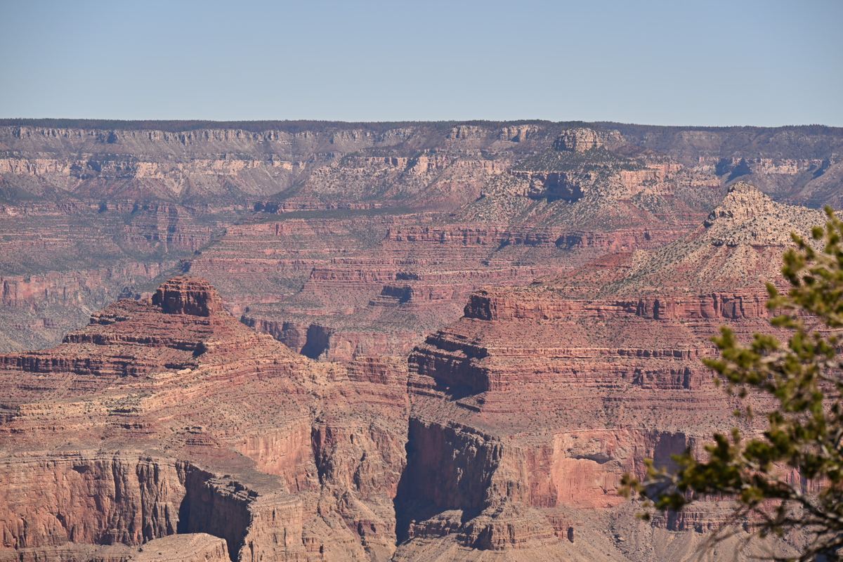Layered buttes