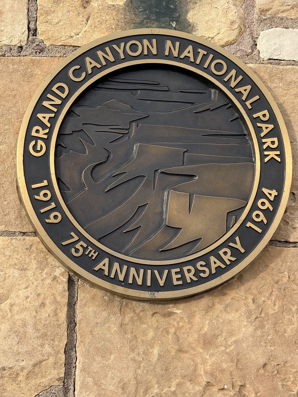 Grand Canyon NPS plaque
