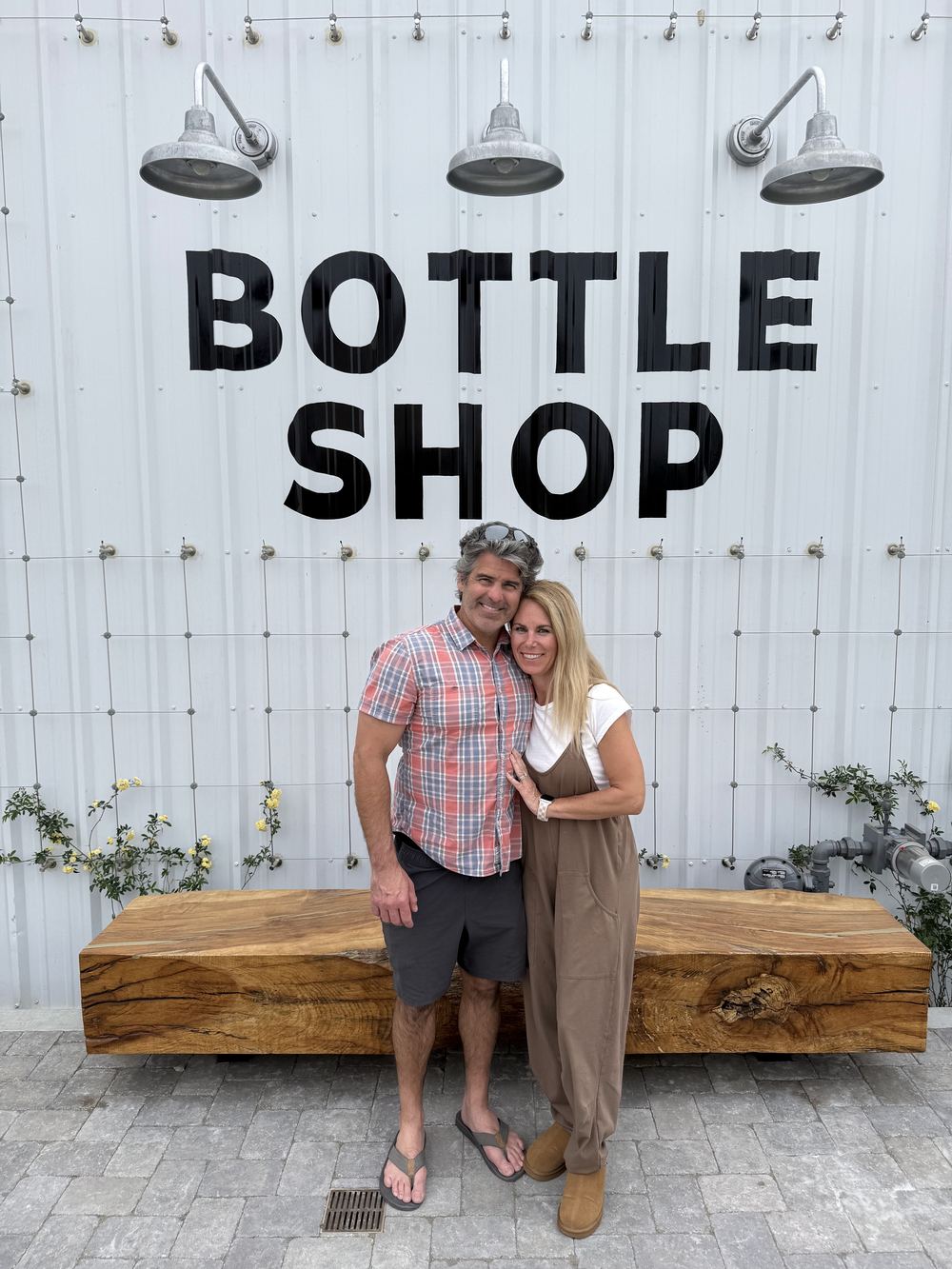 Jay and Dana at the Bottle Shop
