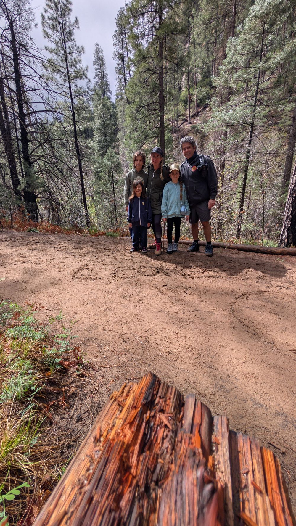 Family on West Fork trail